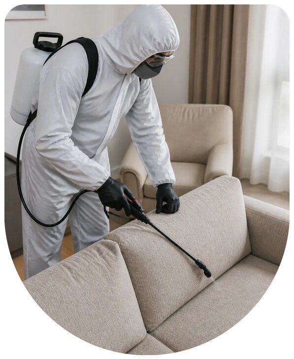 Профессиональная дезинсекция мебели от насекомых в Зеленокумске